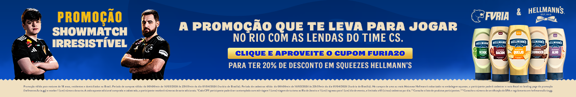 Promoção Showmatch Irresistível — 20% de desconto com cupom Furia20 na Amazon