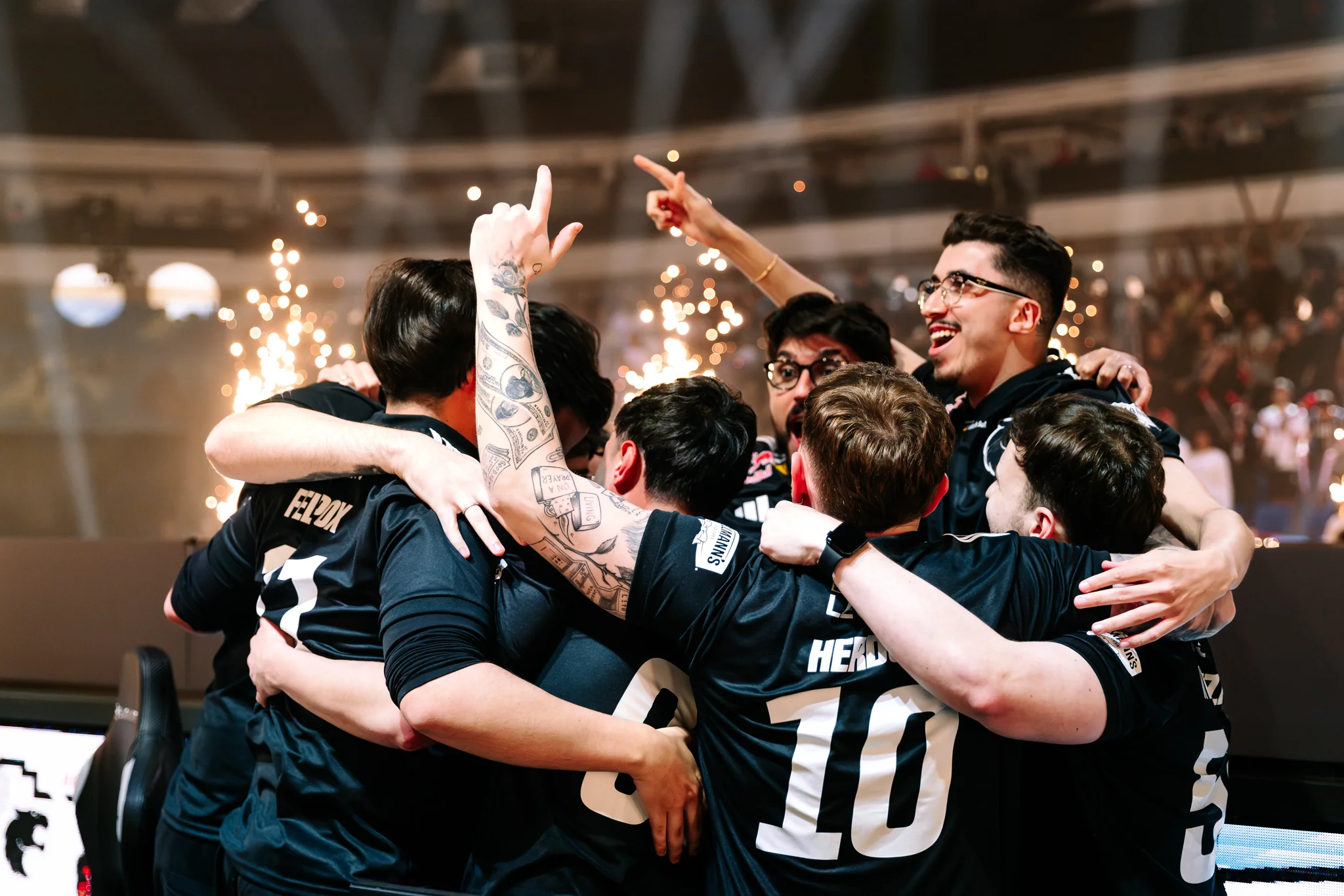 FURIA Rainbow Six team winning R6 Reload in Rio de Janeiro