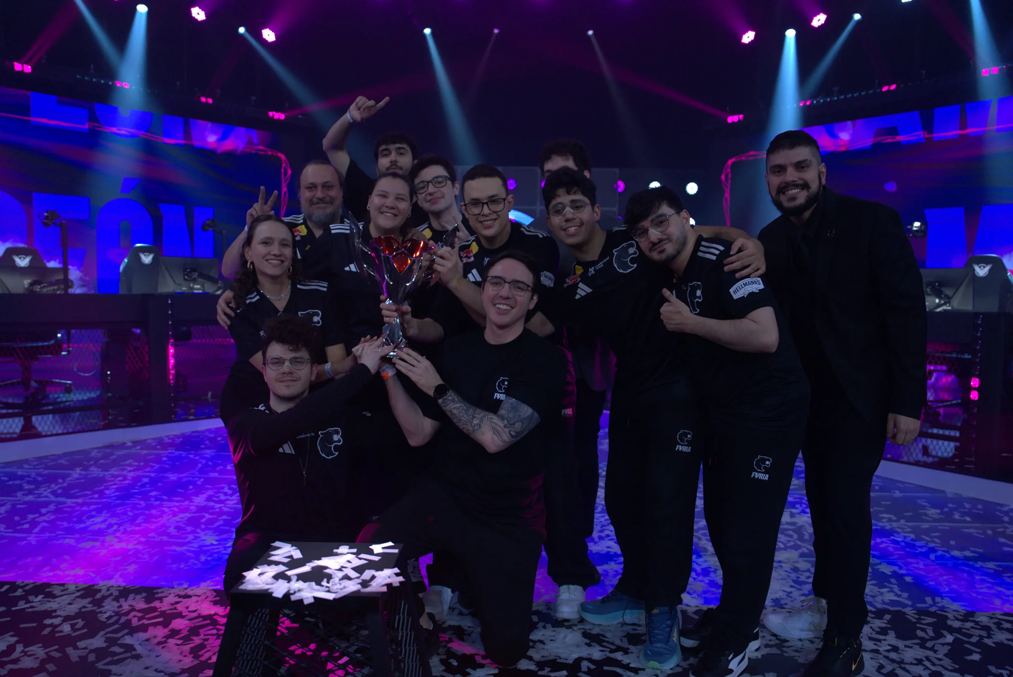 FURIA League of Legends team winning LTA Sul 2025
