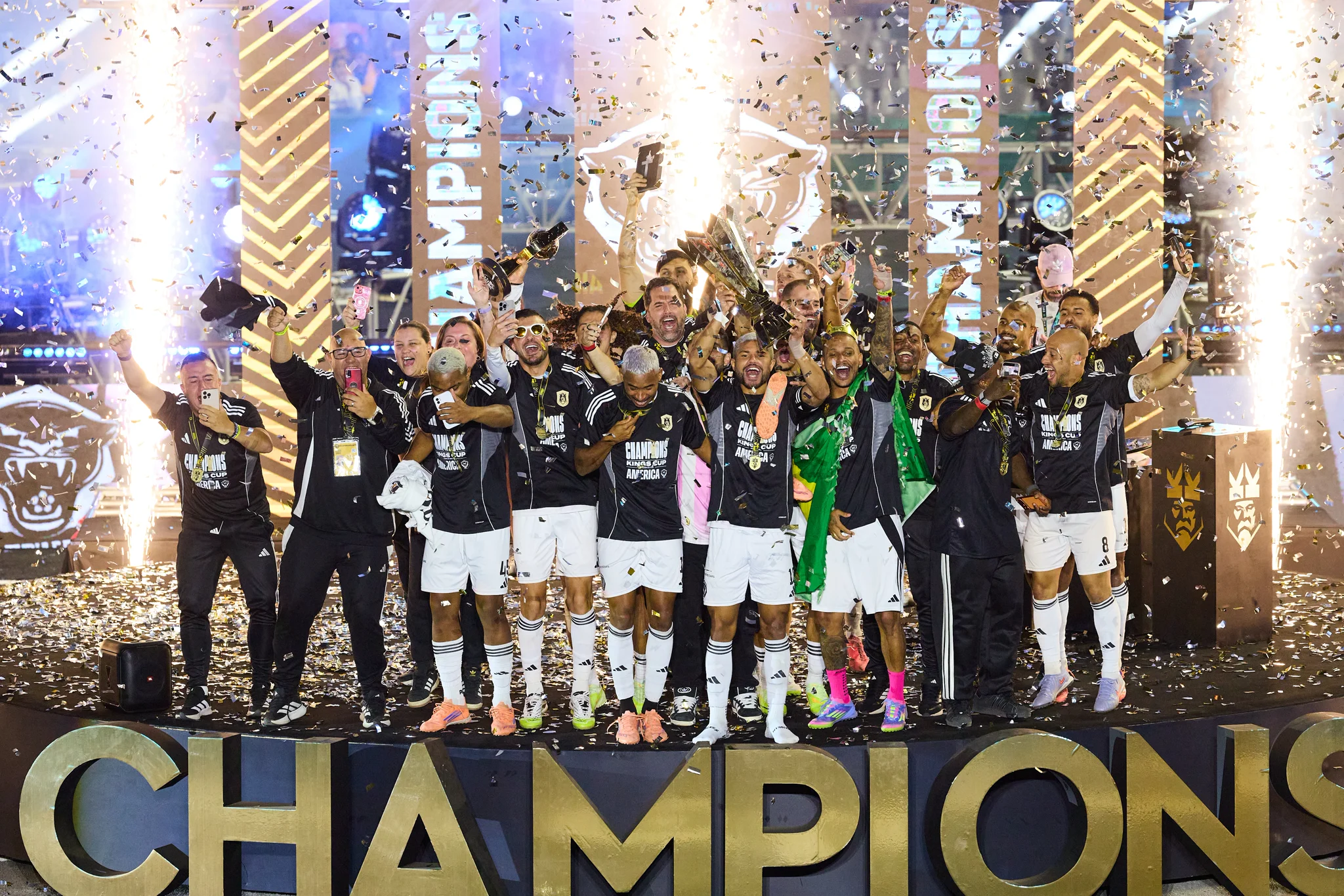 FURIA FC winning Kings Cup Americas