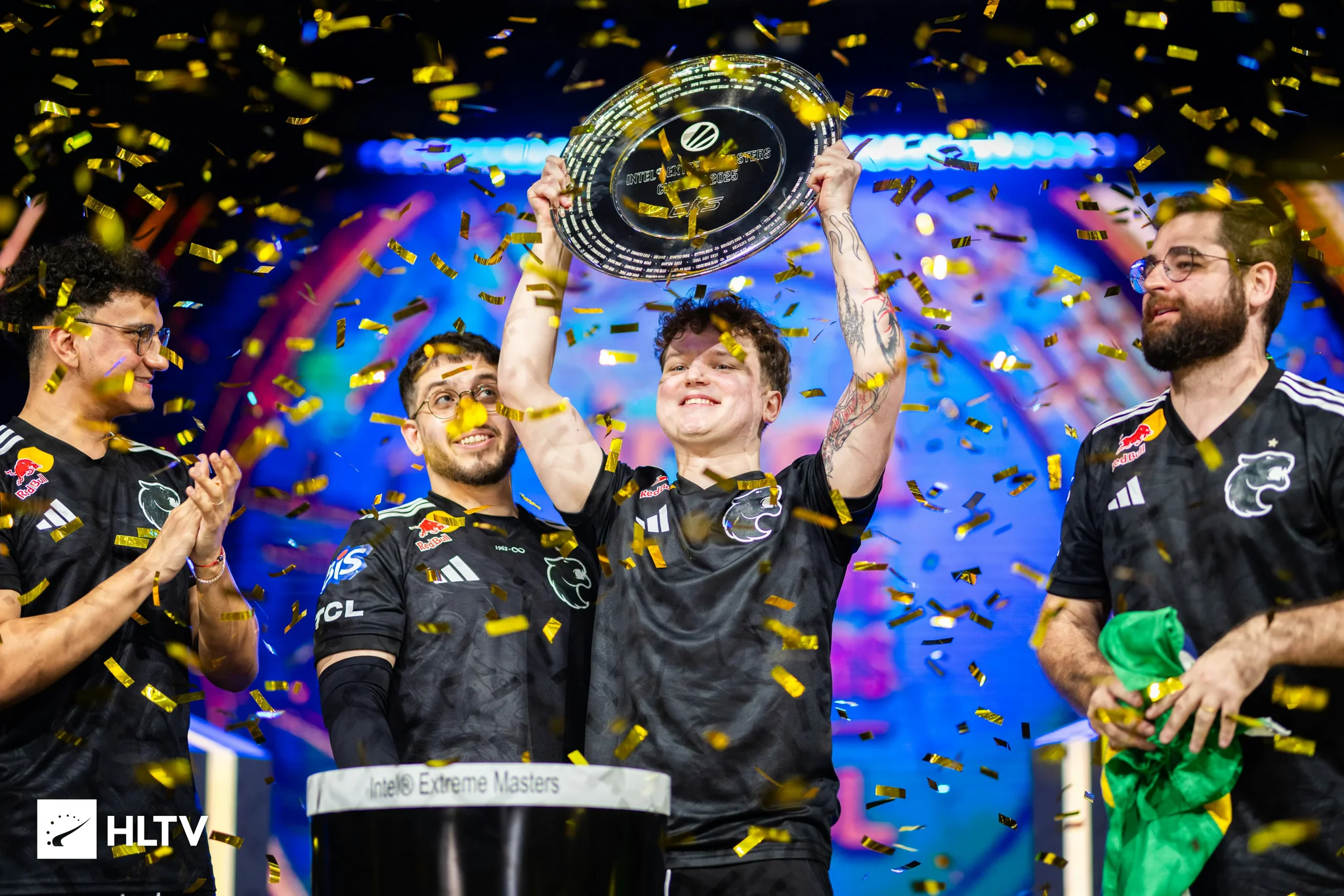 FURIA international CS team after winning IEM Chengdu 2025